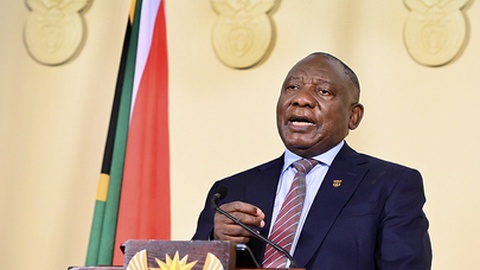 Presidente sul-africano, Cyril Ramaphosa
