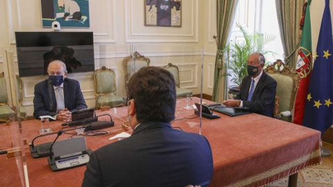 Marcelo Rebelo de Sousa recebeu em audiência o PSD, liderado por Rui Rio.