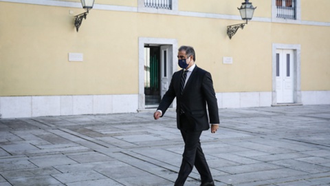 O presidente do Governo Regional dos Açores, José Manuel Bolieiro.&nbsp; Foto&nbsp; RODRIGO ANTUNES/LUSA
