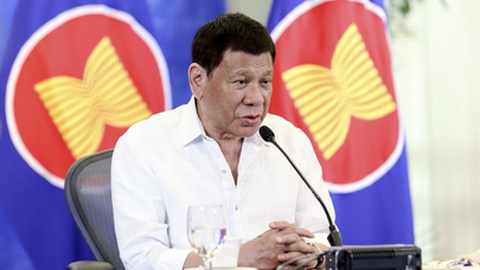 Rodrigo Duterte, presidente das Filipinas. Foto EPA/RICHARD MADELO