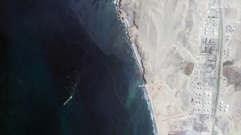 Foto&nbsp;EPA/MAXAR TECHNOLOGIES HANDOUT