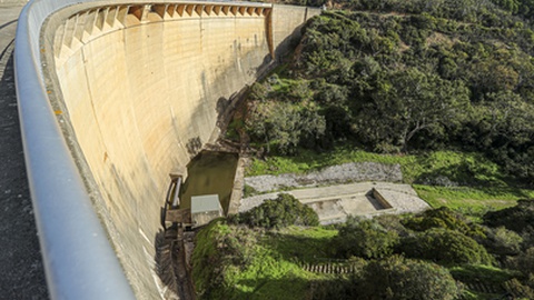 Chuva deste fim-de-semana pode não chegar para suprir a escassez.&nbsp; &nbsp;Foto&nbsp;LUÍS FORRA/LUSA