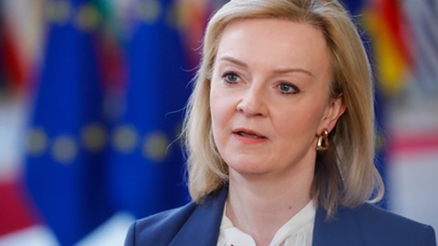Ministra dos Negócios Estrangeiros britânica, Liz Truss