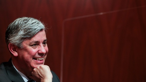 O Governador do Banco de Portugal, Mário Centeno.&nbsp; Foto&nbsp;TIAGO PETINGA/LUSA