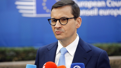 Primeiro-ministro polaco, Mateusz Morawiecki