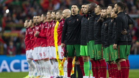 Portugal conseguiu superar a surpreendente Macedónia do Norte para chegar ao 'Qatar 2022'.&nbsp; &nbsp;Foto Pedro Correia/Global Imagens