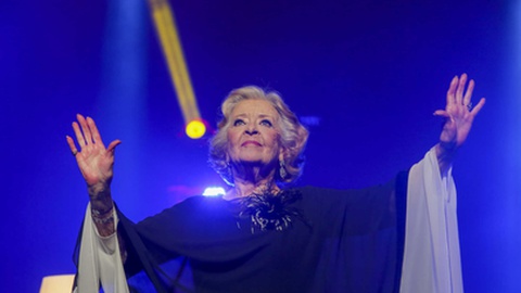 Simone de Oliveira no seu último concerto, no Coliseu dos Recreios, a 29 de Março de 2022