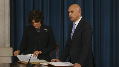 Paulo Cafofo na tomada de posse como Secretário de Estado das Comunidades Portuguesas. Foto:&nbsp;Leonardo Negrão / Global Imagens