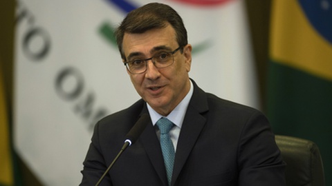 Ministro das relações exteriores do Brasil, Carlos França.
