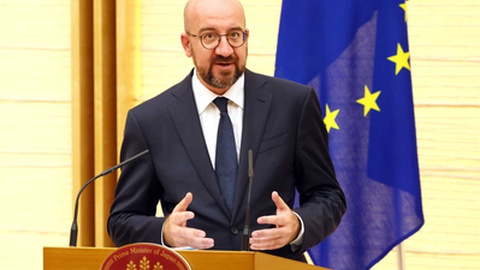 Presidente do Conselho Europeu, Charles Michel.&nbsp;