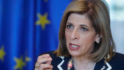 Comissária europeia da Saúde, Stella Kyriakides.&nbsp;