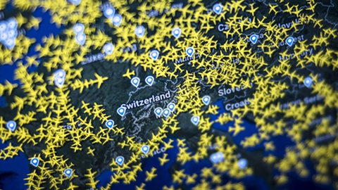 Foto&nbsp;EPA/MICHAEL BUHOLZER/Fligthradar24