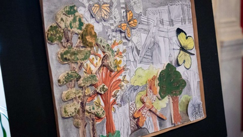 Um dos desenhos premiados na 1.ª edição da iniciativa.&nbsp; Foto DR/CMF