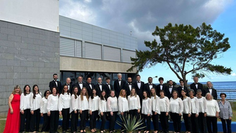 Um dos membros do Coro de Câmara da Madeira é elemento da GNR.&nbsp; &nbsp;Foto DR/CCM/Facebook
