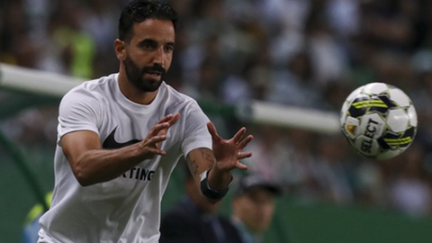 A queixa apresentada pelo Sporting deveu-se a uma questão colocada por um jornalista a Rúben Amorim (na foto) na conferência de imprensa após o jogo com o Chaves.&nbsp; &nbsp;Foto&nbsp;Pedro Rocha/Global Imagens