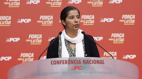 Paula&nbsp; Santos, deputada PCP