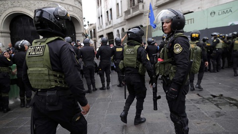 Manifestações abalam o país desde a destituição do ex-Presidente Pedro Castillo.