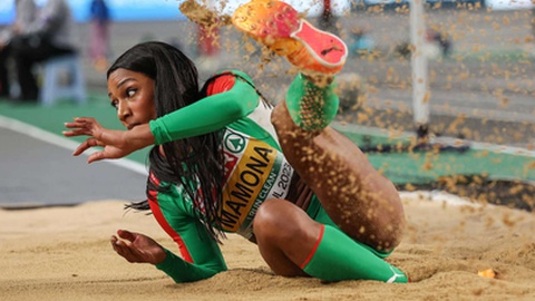 Vice-campeã olímpica, Patrícia Mamona