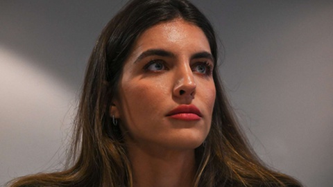 Camilla Fabri, mulher do empresário Alex Saab, alegado testa de ferro de Nicolás Maduro.&nbsp; Foto&nbsp;Federico PARRA/AFP