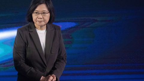 A presidente de Taiwan, Tsai Ing-wen. Foto&nbsp;EPA/RITCHIE B. TONGO