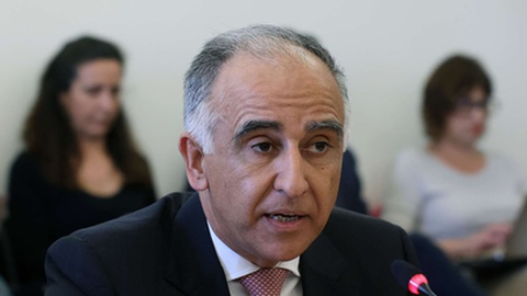 O presidente da Comissão do Mercado de Valores Mobiliários (CMVM), Luís Laginha de Sousa. Foto ANTÓNIO PEDRO SANTOS/LUSA