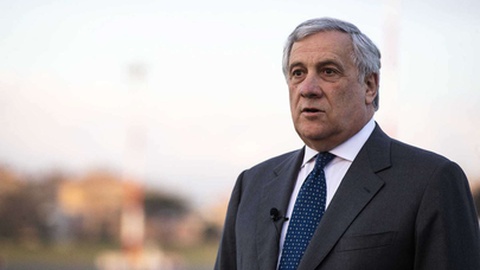 Antonio Tajani, ministro dos Negócios Estrangeiros italiano