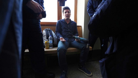 Rui Pinto foi detido a 5 de Março de 2019 em Budapeste, Hungria.&nbsp; &nbsp;Foto&nbsp;FERENC ISZA/AFP