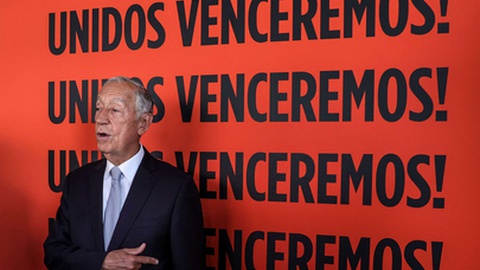 O Presidente da República, Marcelo Rebelo de Sousa, visitou hoje a exposição 'Unidos Venceremos', no Hub Criativo do Beato, em Lisboa.