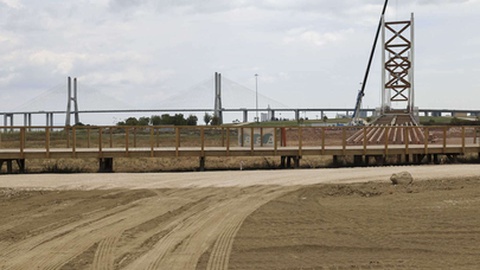 Terrenos das Jornadas Mundiais da Juventude, em Loures, por onde vão estar centenas de milhares de peregrinos e o Papa Francisco, entre 1 e 6 de Agosto