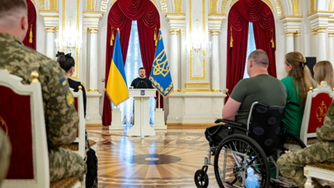 Foto&nbsp;KRAINIAN PRESIDENTIAL PRESS SERVICE / AFP