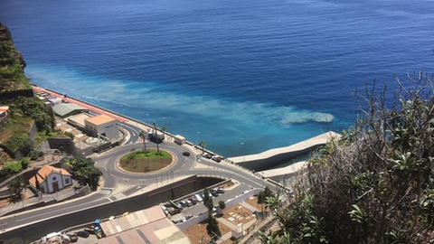 Imagem captada hoje na freguesia da Tabua