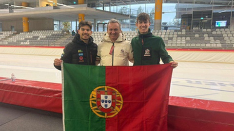Afonso Silva (à direita na foto) e Miguel Bravo.&nbsp; &nbsp;Fotos DR/FDIP