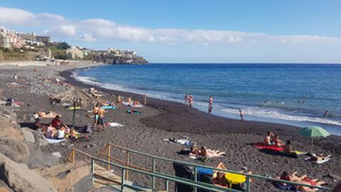 Imagem captada esta semana, dia 5 de Outubro, na praia Formosa