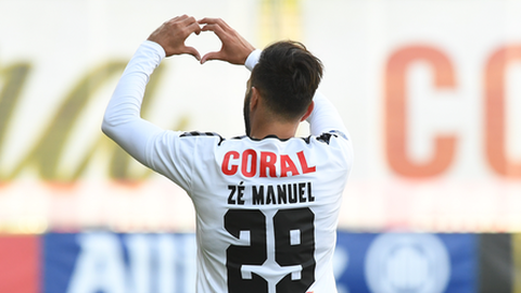 Zé Manuel foi o autor do golo dos alvinegros