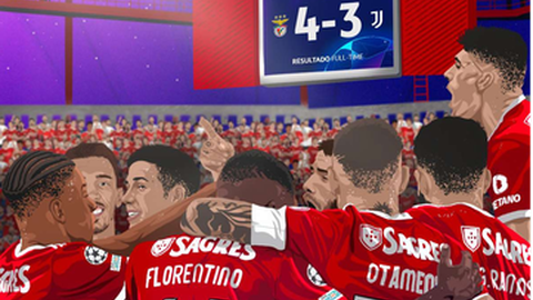 Foto ilustração/SL Benfica/Facebook