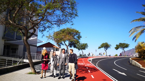 Confiança visitou as obras já concluídas na&nbsp;estrada Monumental.