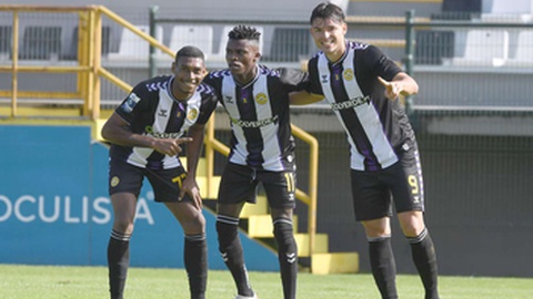 O atacante venezuelano abriu o caminho da vitória, ao minuto 20.