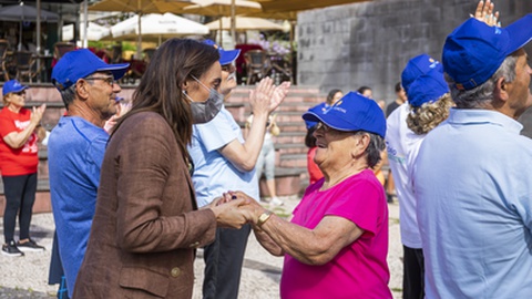 Jardim Municipal acolheu&nbsp;aula de actividade física