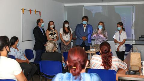 A secretária regional de Inclusão Social e Cidadania esteve no lançamento do projecto.