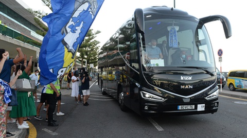 Chegada da equipa do FC Porto à Madeira