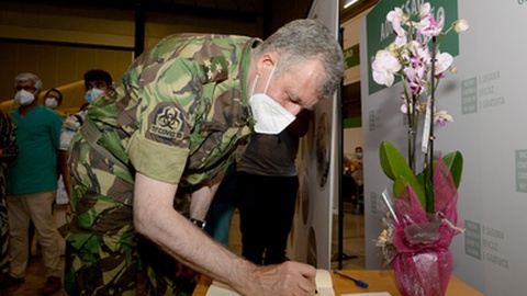O coordenador nacional do plano de vacinação contra a covid-19.&nbsp; &nbsp;Foto Aspress/Helder Santos