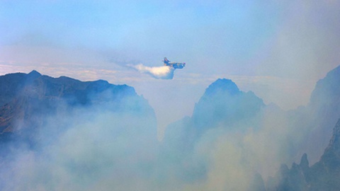 Fotografia da primeira acção de ontem.&nbsp; &nbsp;Foto helder Santos/Aspress