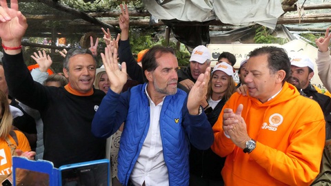 Luís Montenegro esteve na Madeira no passado dia 23 de Julho, na Festa do Chão da Lagoa.&nbsp; &nbsp;Foto Arquivo/Aspress