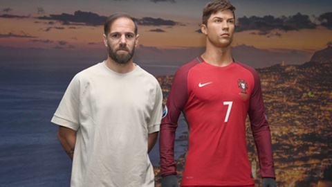 Christopher Pilar na visita ao Museu CR7 na companhia do DIÁRIO.&nbsp; Fotos Hélder Santos/ASPRESS