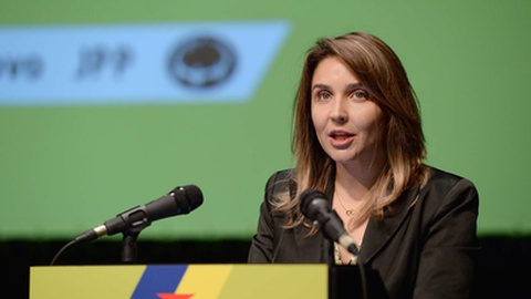Lina Pereira, presidente do JPP