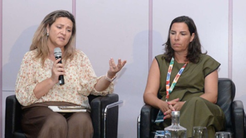 Ana Rodrigues (Escola do Mar dos Açores) e Raquel Patrocínio (IPTL). Foto Helder Santos/Aspress