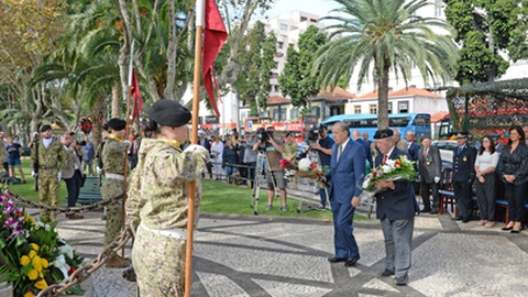 No exercício das suas funções, Ireneu Barreto tem homenageado anualmente os antigos combatentes. Agora é a sua vez de ser homenageado. Foto Arquivo/Aspress