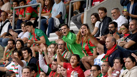 Adeptos do Marítimo esperam uma estreia bem-sucedida de um dos seus, Fábio Pereira.&nbsp; &nbsp;Foto Arquivo/Helder Santos/Aspress