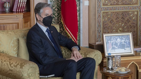 Antony Blinken,&nbsp;ecretário de Estado norte-americano