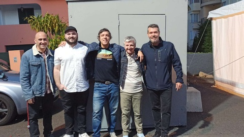 Quinteto da actual Banda Fixe